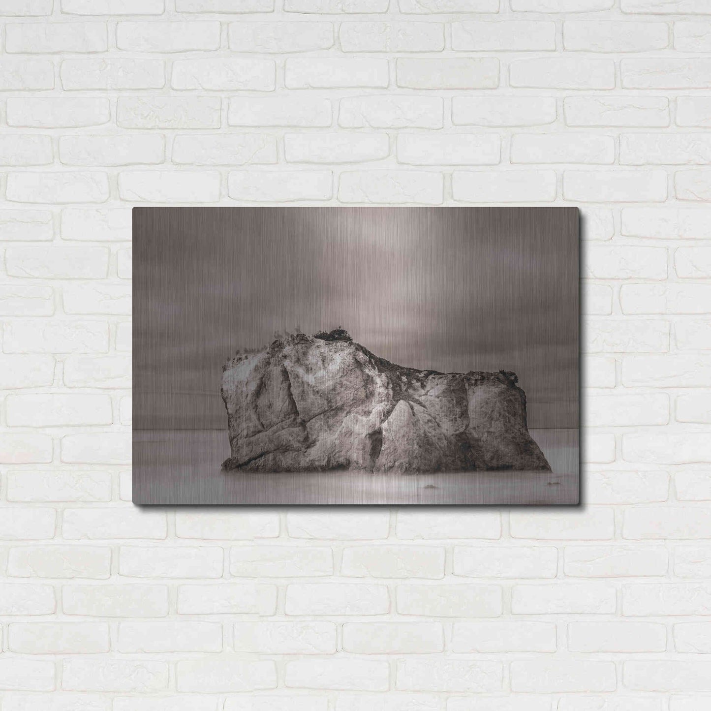 Luxe Metal Art 'Rock Solid' by Chris Moyer, Metal Wall Art,36x24