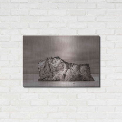 Luxe Metal Art 'Rock Solid' by Chris Moyer, Metal Wall Art,36x24