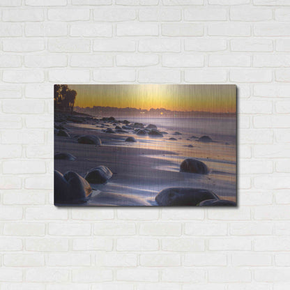 Luxe Metal Art 'Rocky Reflections' by Chris Moyer, Metal Wall Art,36x24