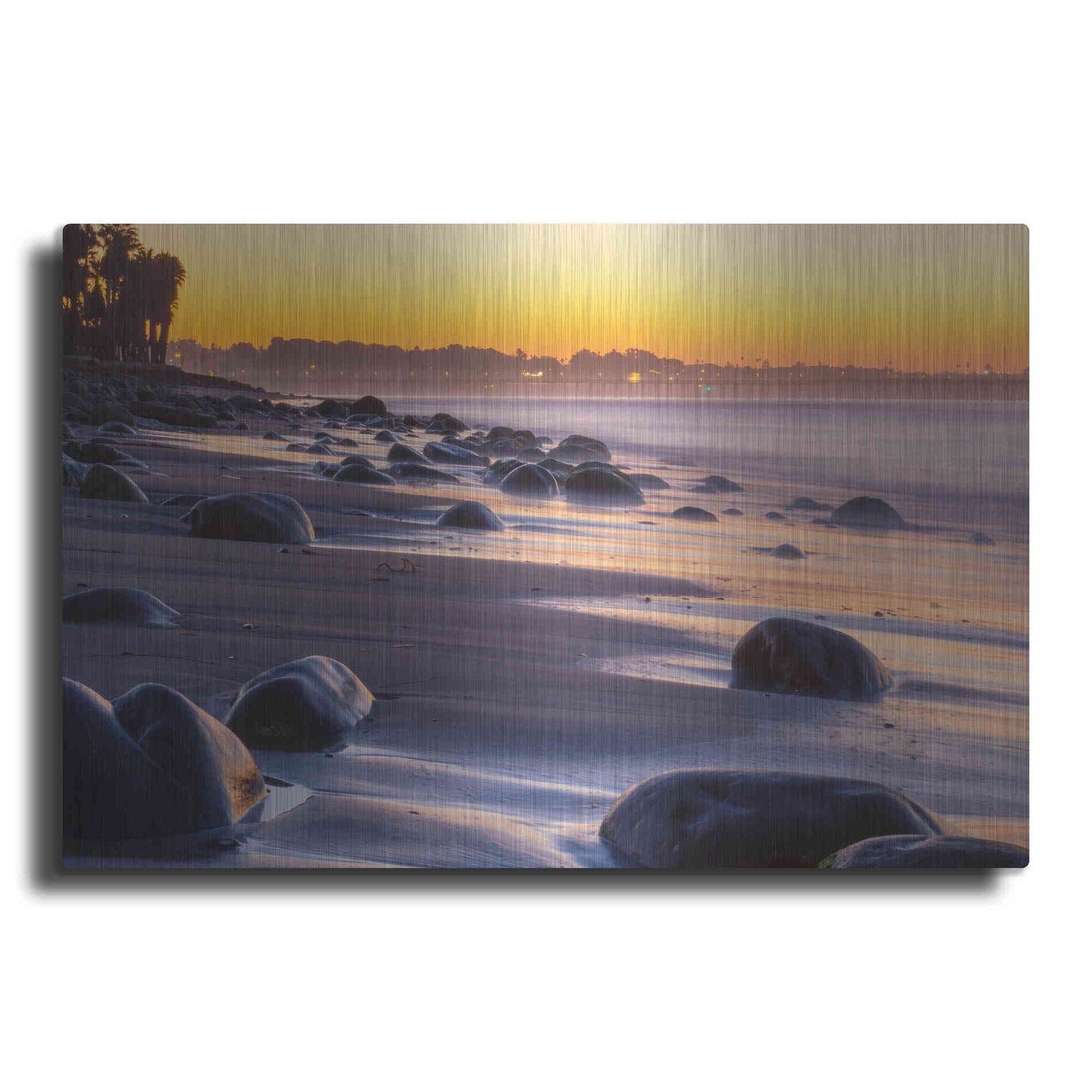 Luxe Metal Art 'Rocky Reflections' by Chris Moyer, Metal Wall Art