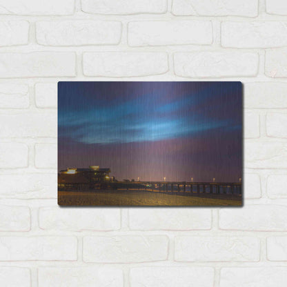 Luxe Metal Art 'Seafood Skies' by Chris Moyer, Metal Wall Art,16x12