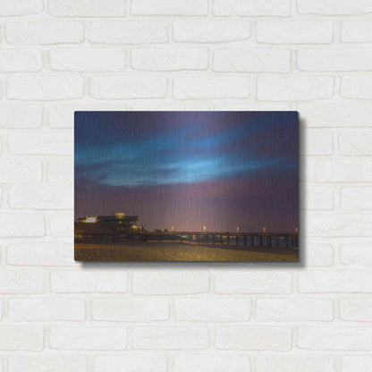 Luxe Metal Art 'Seafood Skies' by Chris Moyer, Metal Wall Art,24x16