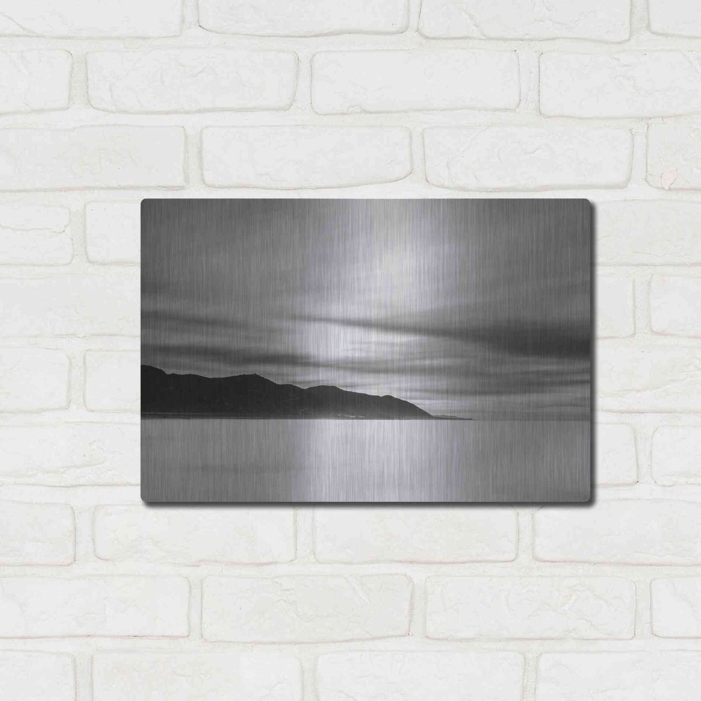 Luxe Metal Art 'Smooth Sunrise' by Chris Moyer, Metal Wall Art,16x12