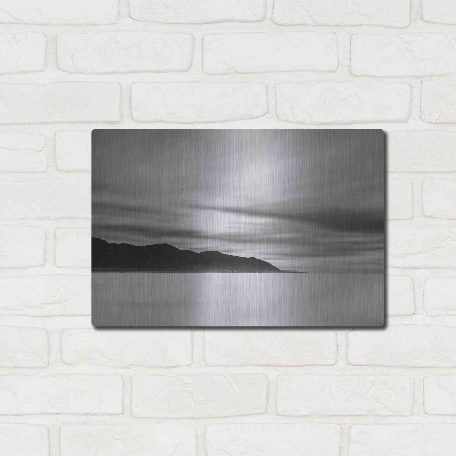 Luxe Metal Art 'Smooth Sunrise' by Chris Moyer, Metal Wall Art,16x12