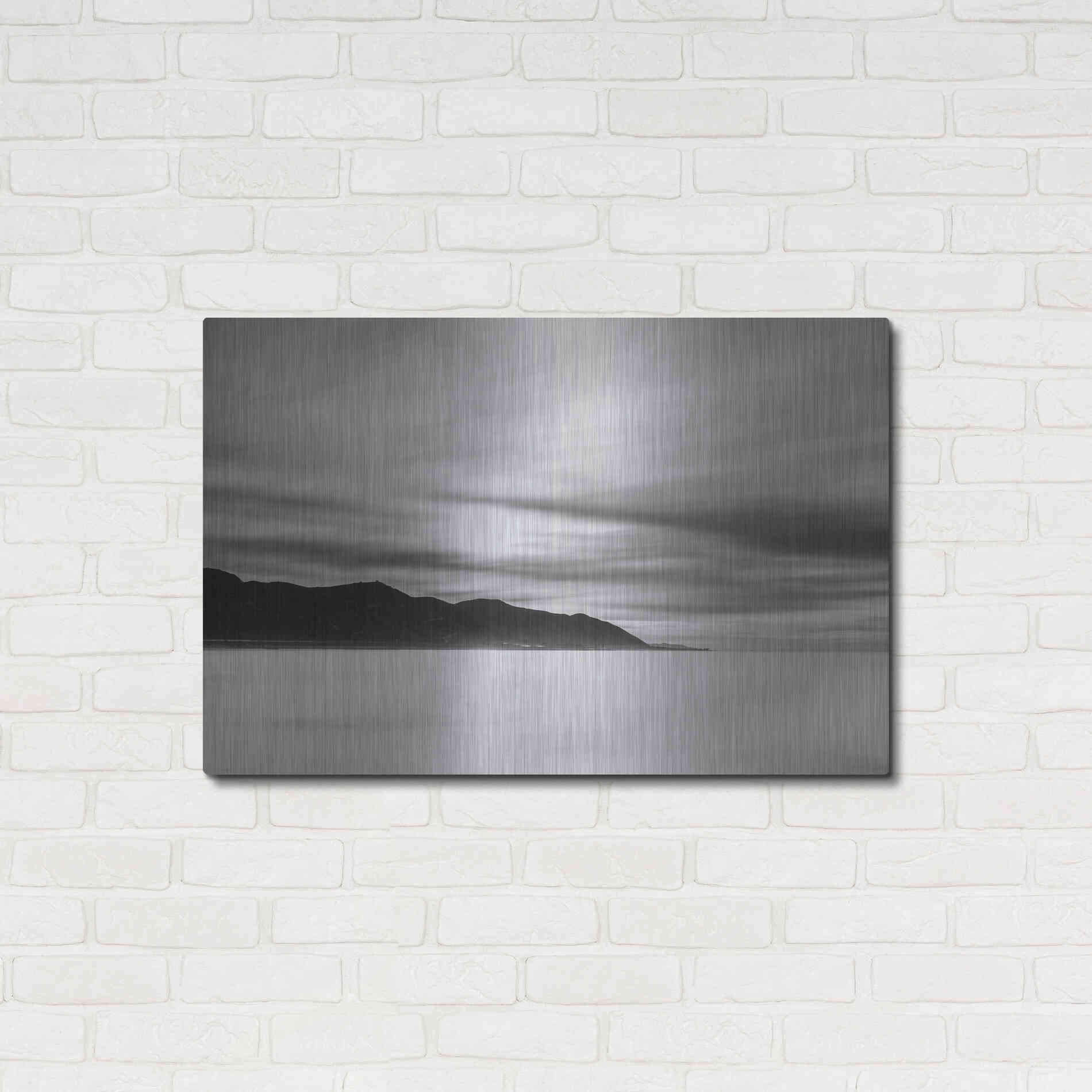 Luxe Metal Art 'Smooth Sunrise' by Chris Moyer, Metal Wall Art,36x24