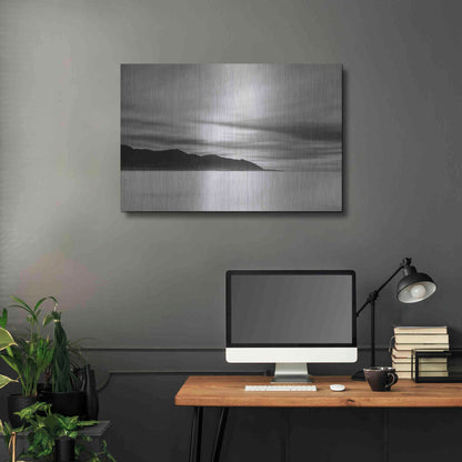 Luxe Metal Art 'Smooth Sunrise' by Chris Moyer, Metal Wall Art,36x24