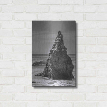 Luxe Metal Art 'Standing Up' by Chris Moyer, Metal Wall Art,16x24