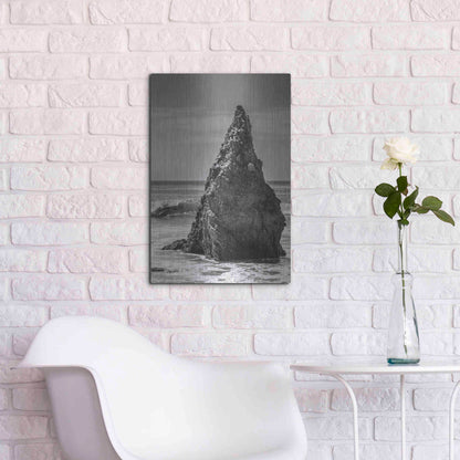 Luxe Metal Art 'Standing Up' by Chris Moyer, Metal Wall Art,16x24