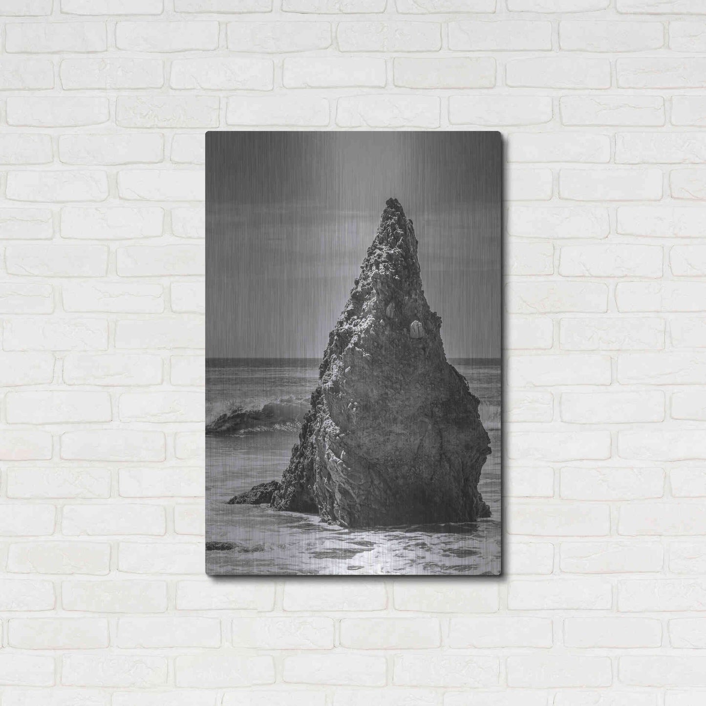 Luxe Metal Art 'Standing Up' by Chris Moyer, Metal Wall Art,24x36