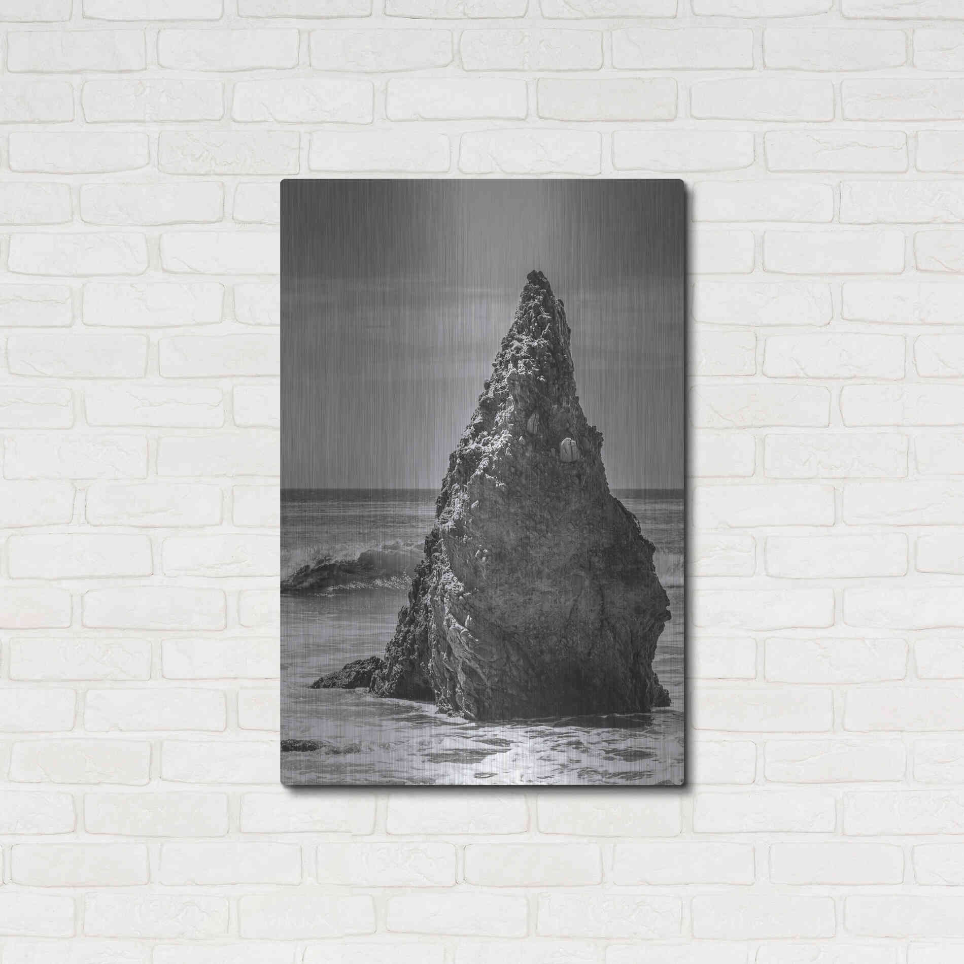 Luxe Metal Art 'Standing Up' by Chris Moyer, Metal Wall Art,24x36