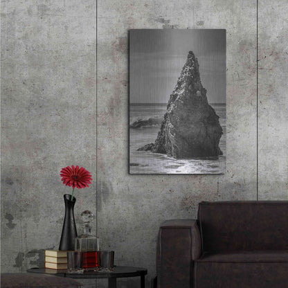 Luxe Metal Art 'Standing Up' by Chris Moyer, Metal Wall Art,24x36