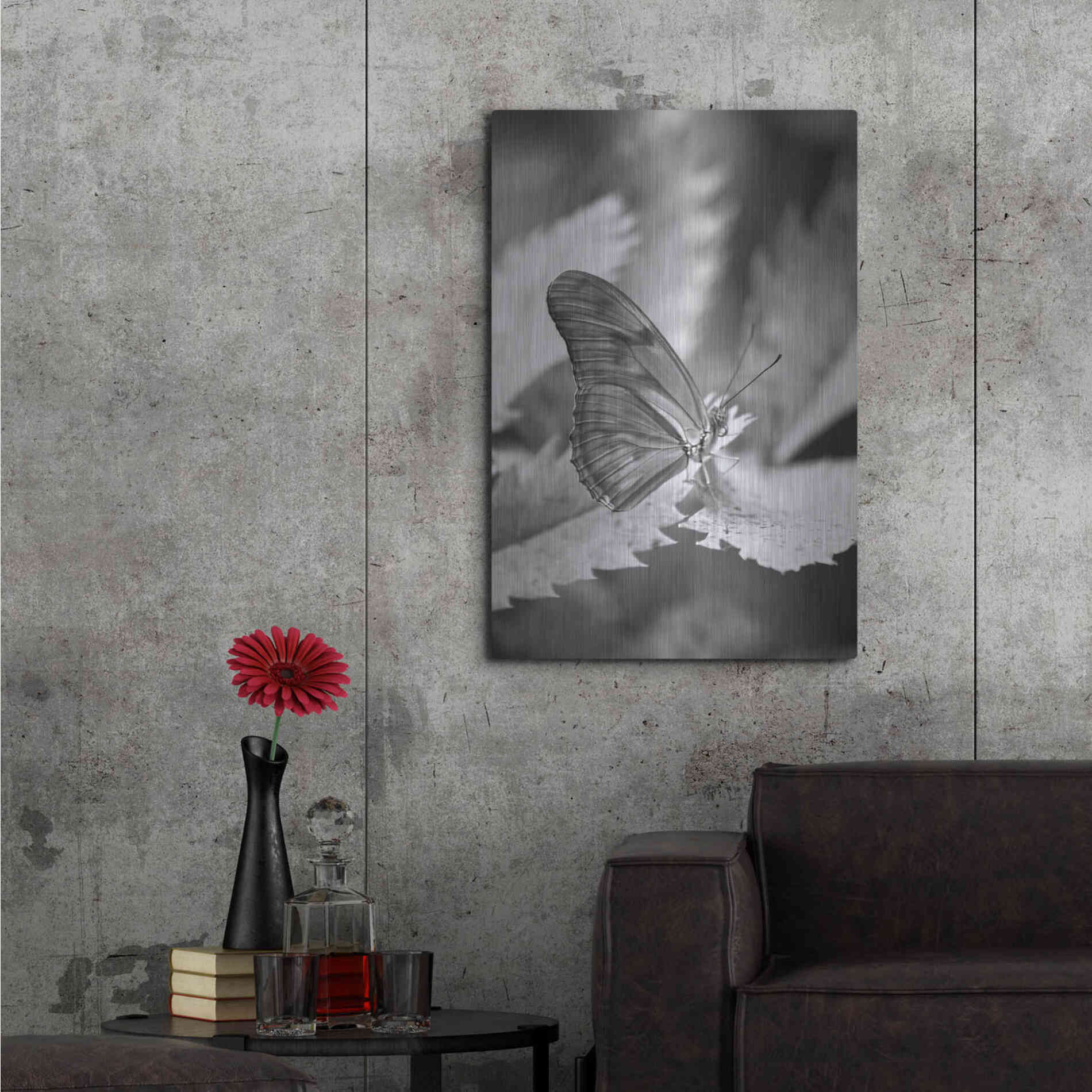 Luxe Metal Art 'Still' by Chris Moyer, Metal Wall Art,24x36