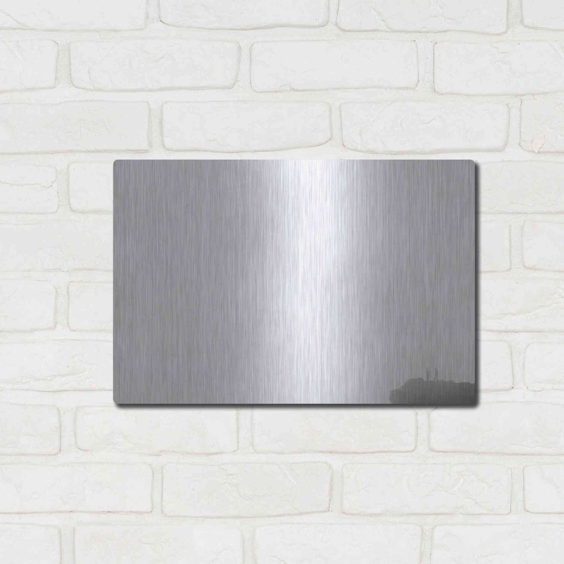 Luxe Metal Art 'The Edge' by Chris Moyer, Metal Wall Art,16x12