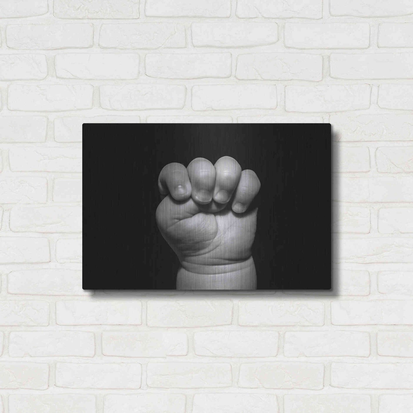 Luxe Metal Art 'The Power of Innocence' by Chris Moyer, Metal Wall Art,24x16