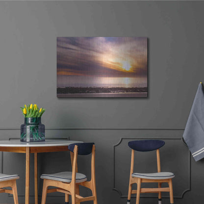 Luxe Metal Art 'The Sun's Rage' by Chris Moyer, Metal Wall Art,36x24