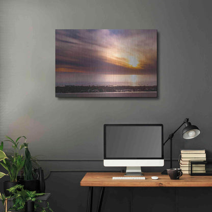 Luxe Metal Art 'The Sun's Rage' by Chris Moyer, Metal Wall Art,36x24