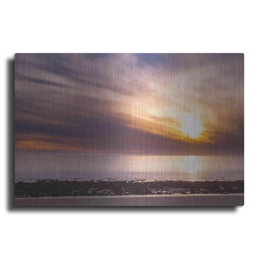 Luxe Metal Art 'The Sun's Rage' by Chris Moyer, Metal Wall Art