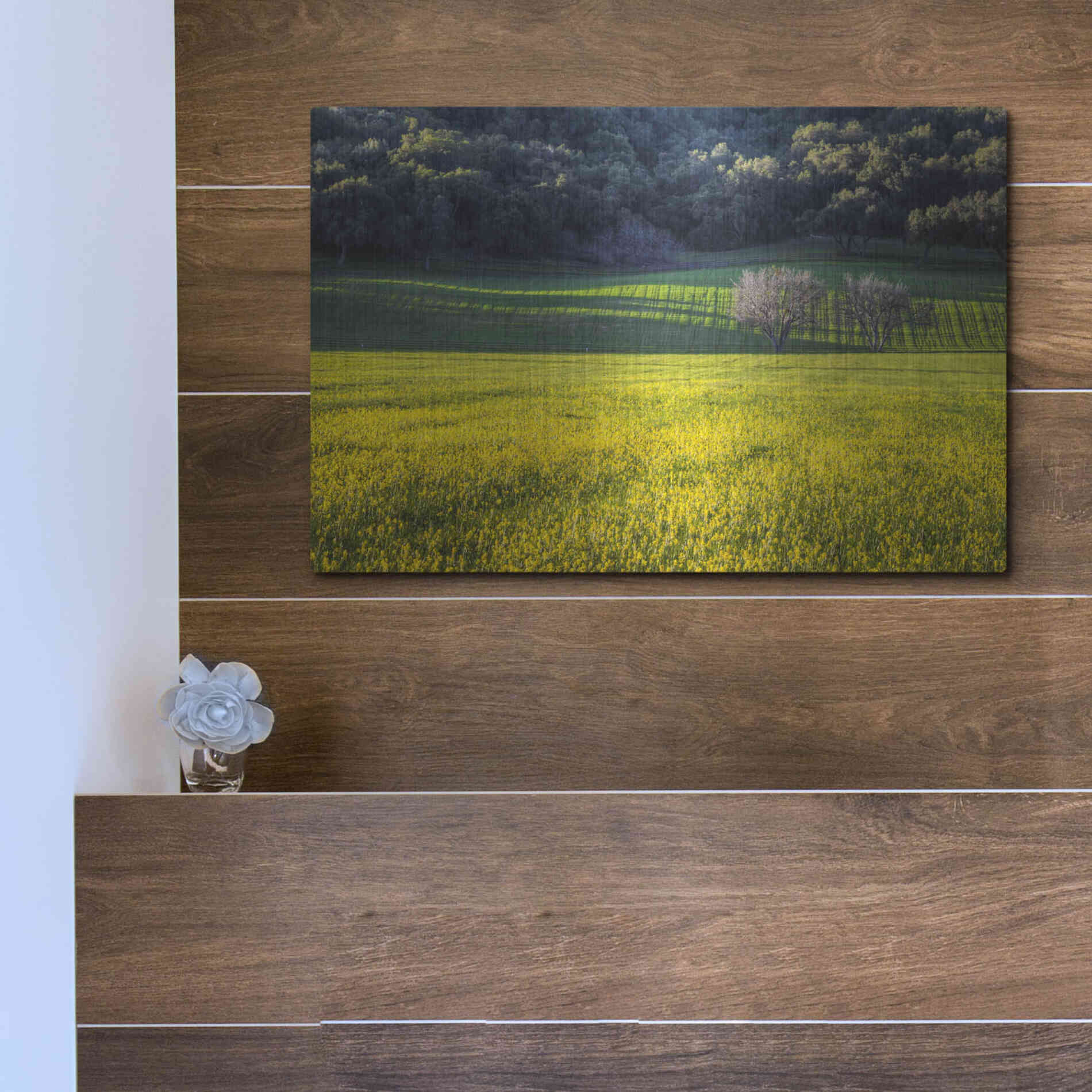 Luxe Metal Art 'Together Forever' by Chris Moyer, Metal Wall Art,16x12