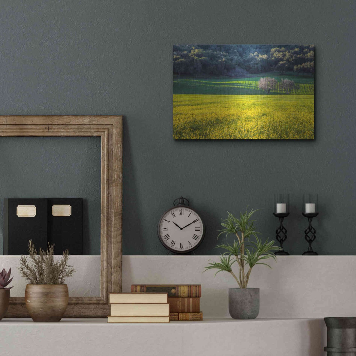 Luxe Metal Art 'Together Forever' by Chris Moyer, Metal Wall Art,16x12