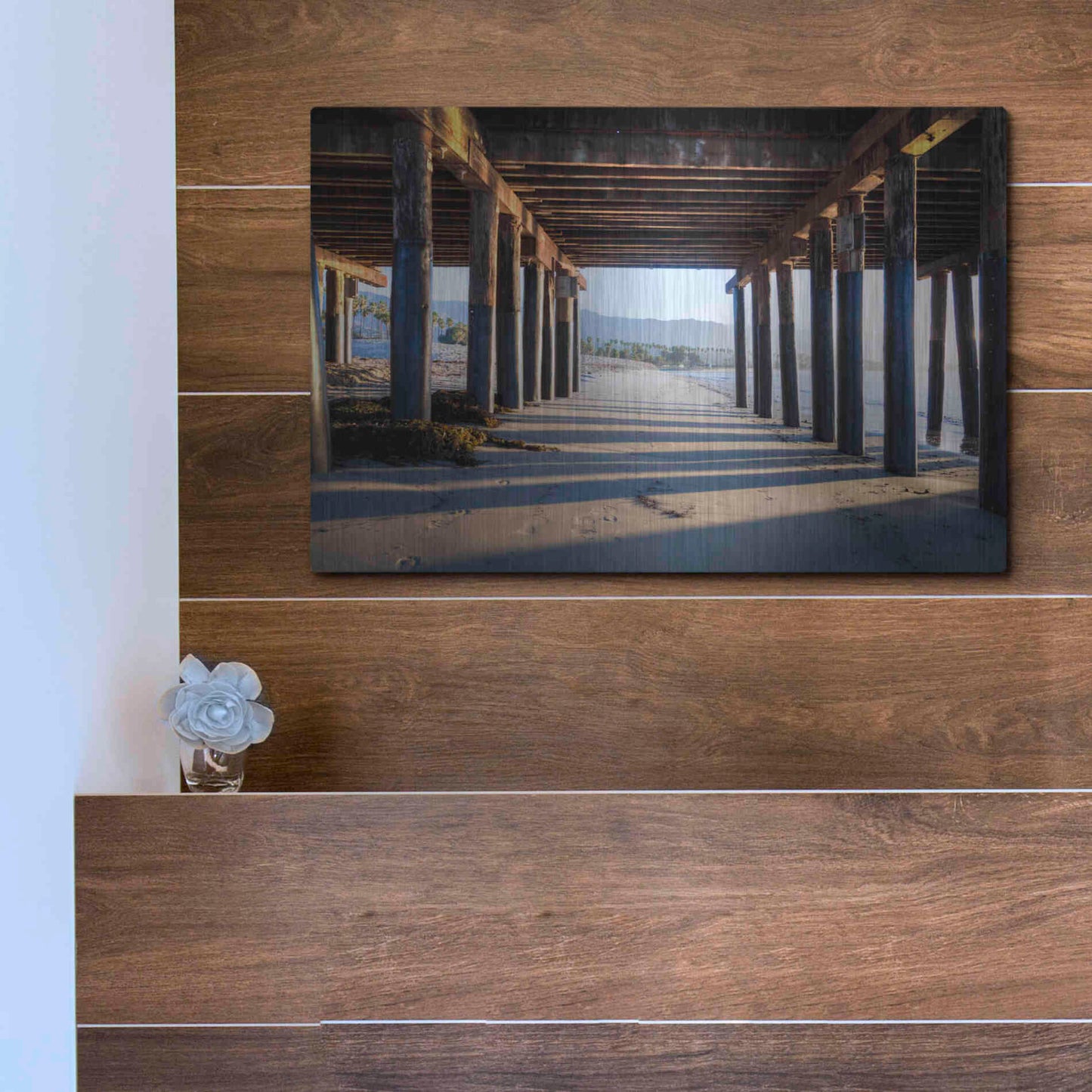 Luxe Metal Art 'Under Stears' by Chris Moyer, Metal Wall Art,16x12