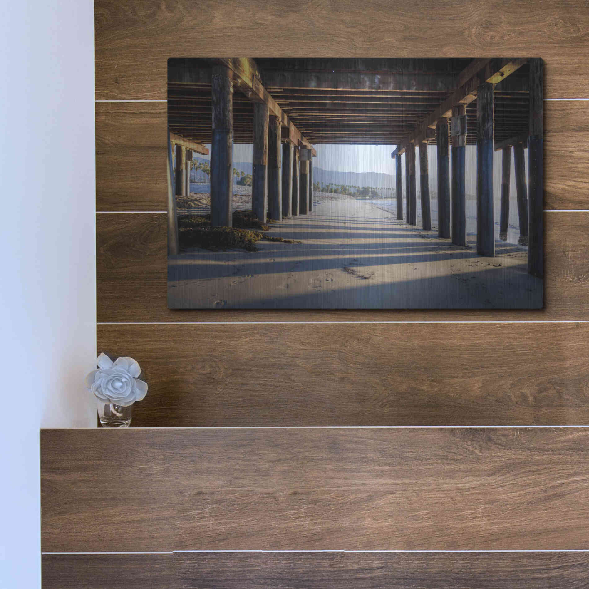 Luxe Metal Art 'Under Stears' by Chris Moyer, Metal Wall Art,16x12