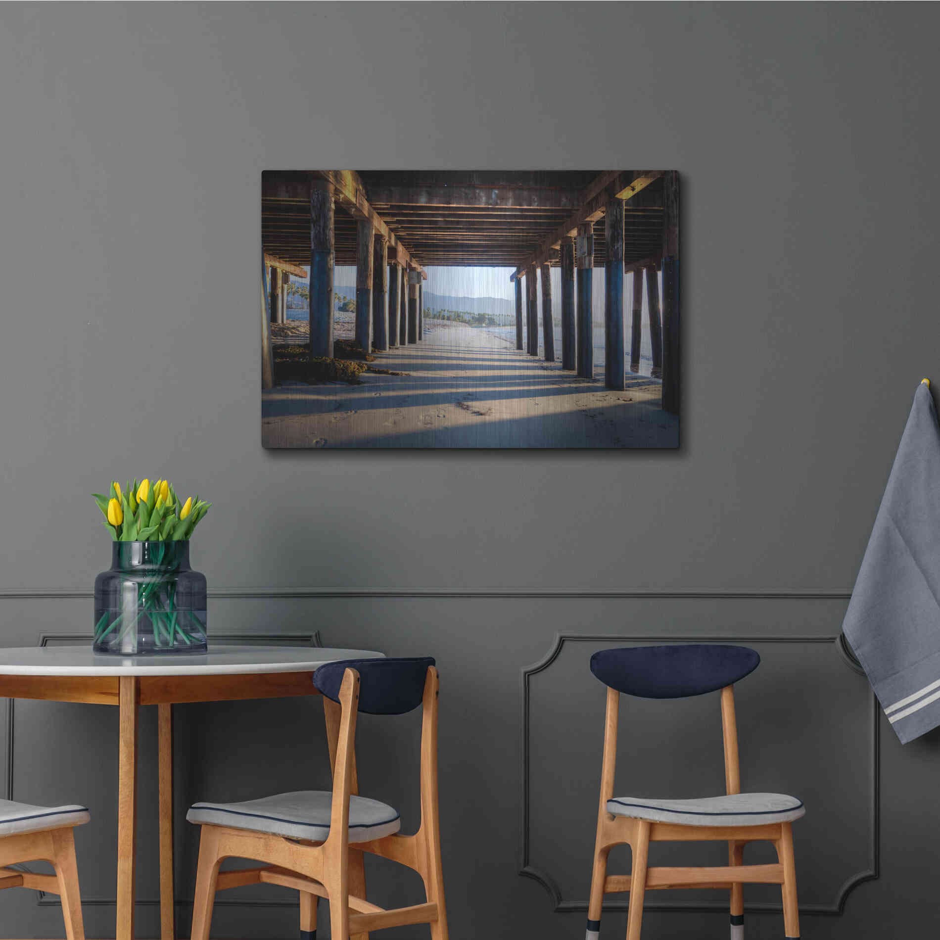 Luxe Metal Art 'Under Stears' by Chris Moyer, Metal Wall Art,36x24