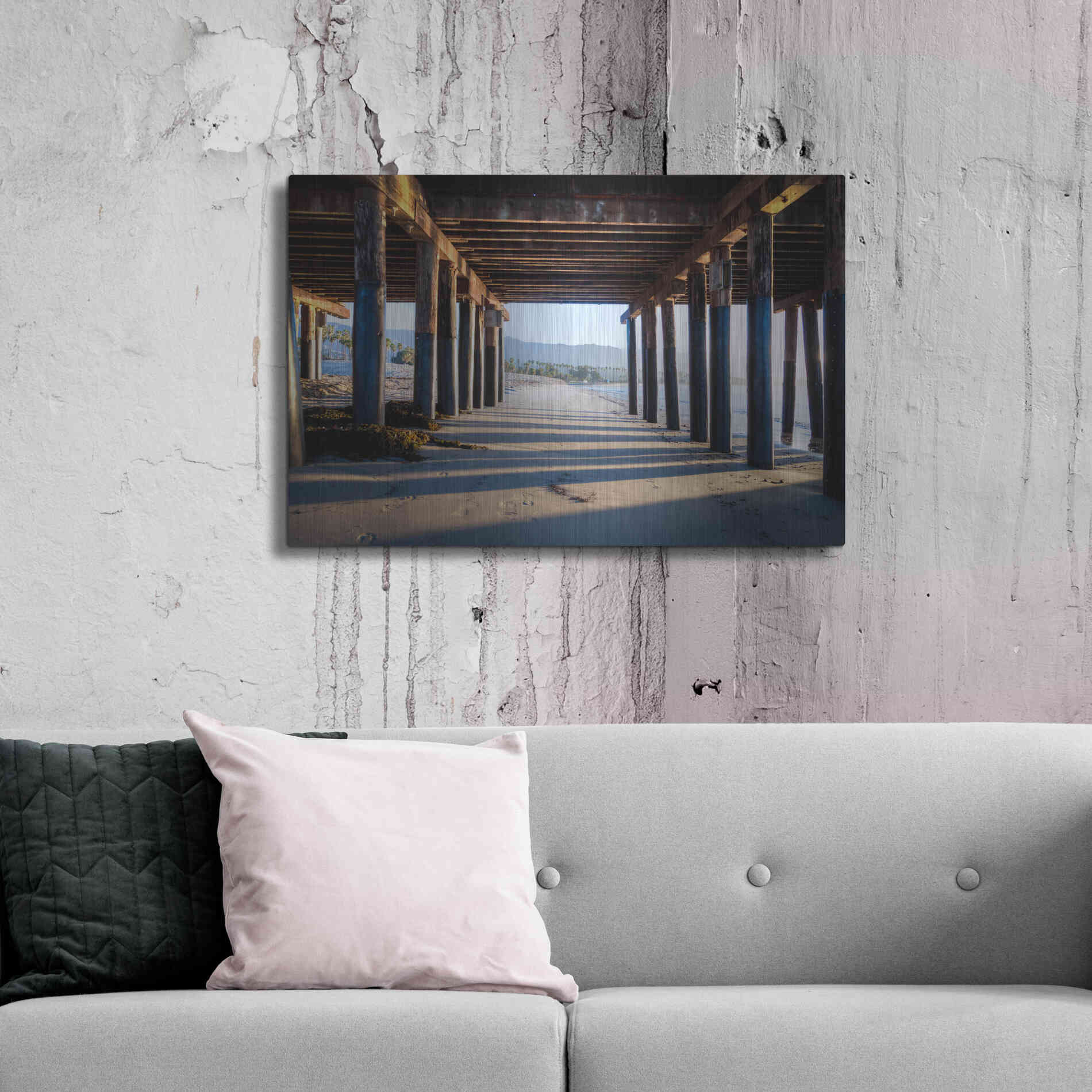 Luxe Metal Art 'Under Stears' by Chris Moyer, Metal Wall Art,36x24