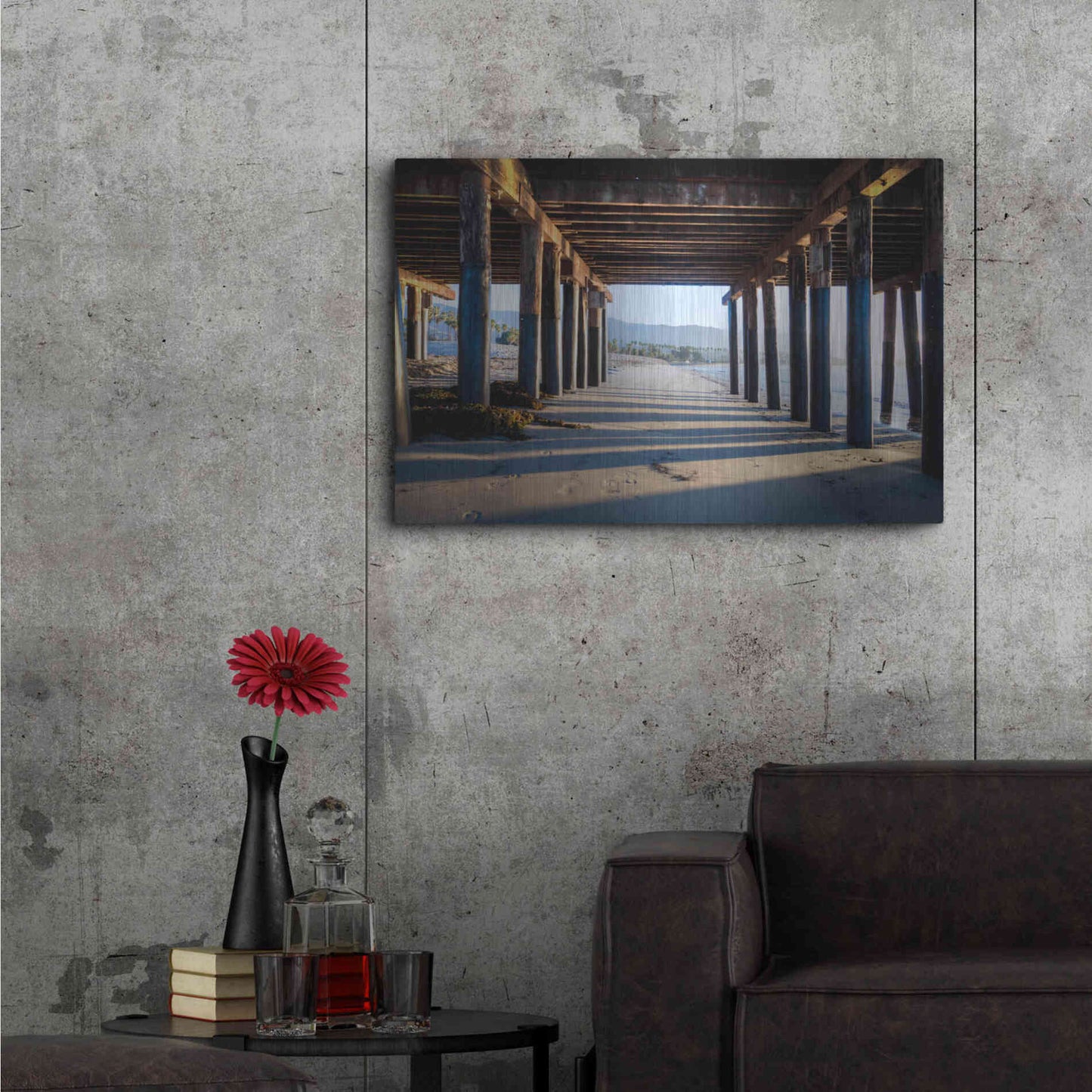 Luxe Metal Art 'Under Stears' by Chris Moyer, Metal Wall Art,36x24