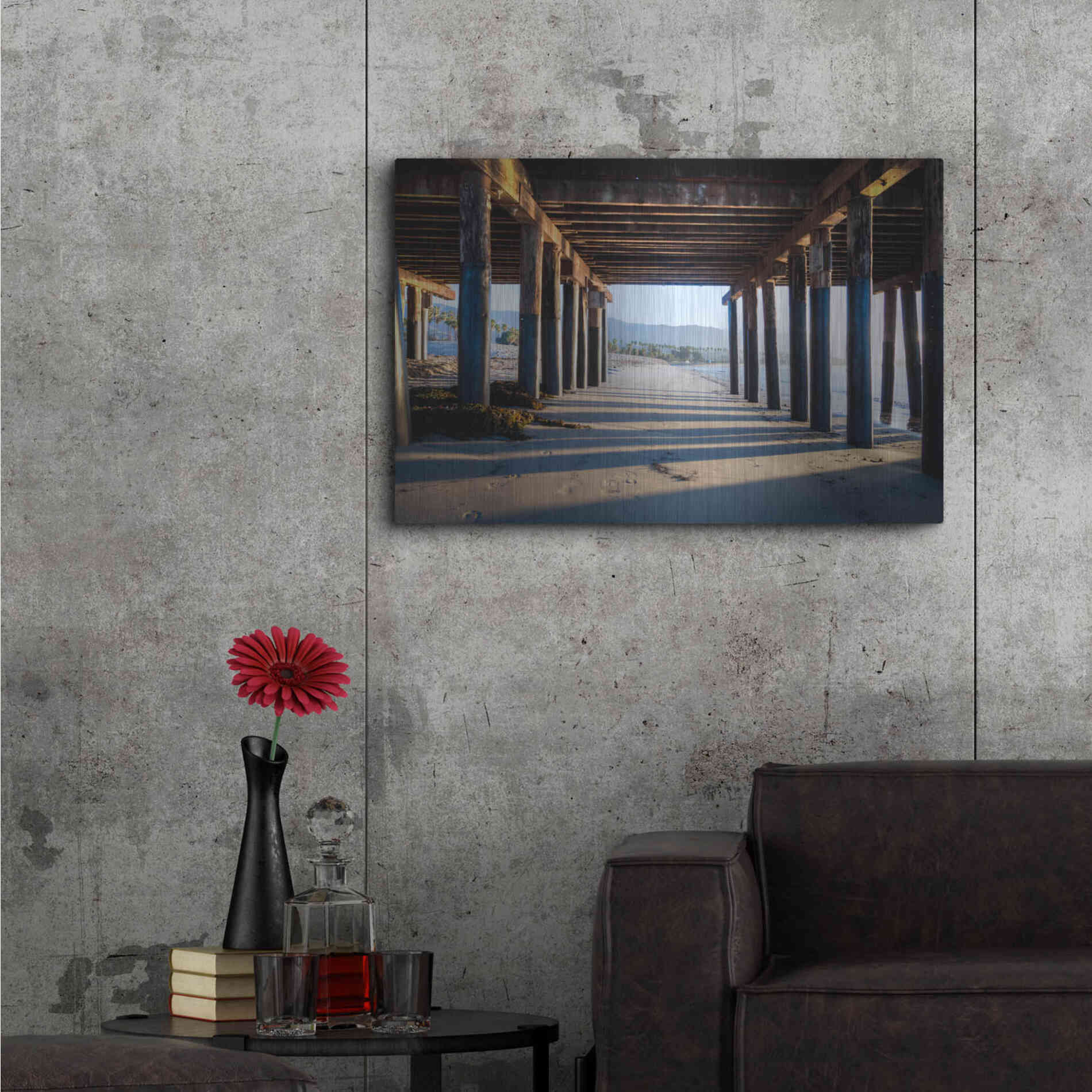 Luxe Metal Art 'Under Stears' by Chris Moyer, Metal Wall Art,36x24
