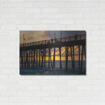 Luxe Metal Art 'Fire Down Below' by Chris Moyer, Metal Wall Art,36x24