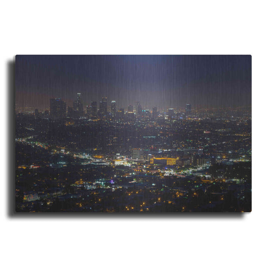 Luxe Metal Art 'LA Skyline' by Chris Moyer, Metal Wall Art