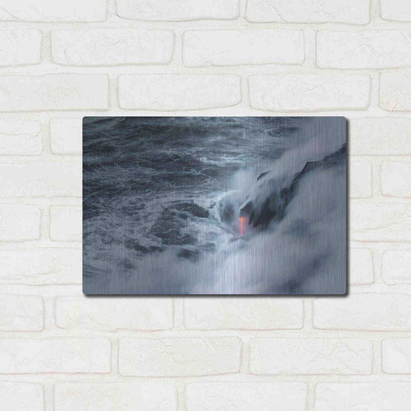 Luxe Metal Art 'Breath of Earth' by Chris Moyer, Metal Wall Art,16x12