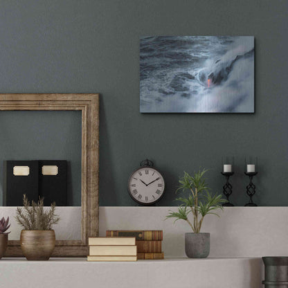 Luxe Metal Art 'Breath of Earth' by Chris Moyer, Metal Wall Art,16x12