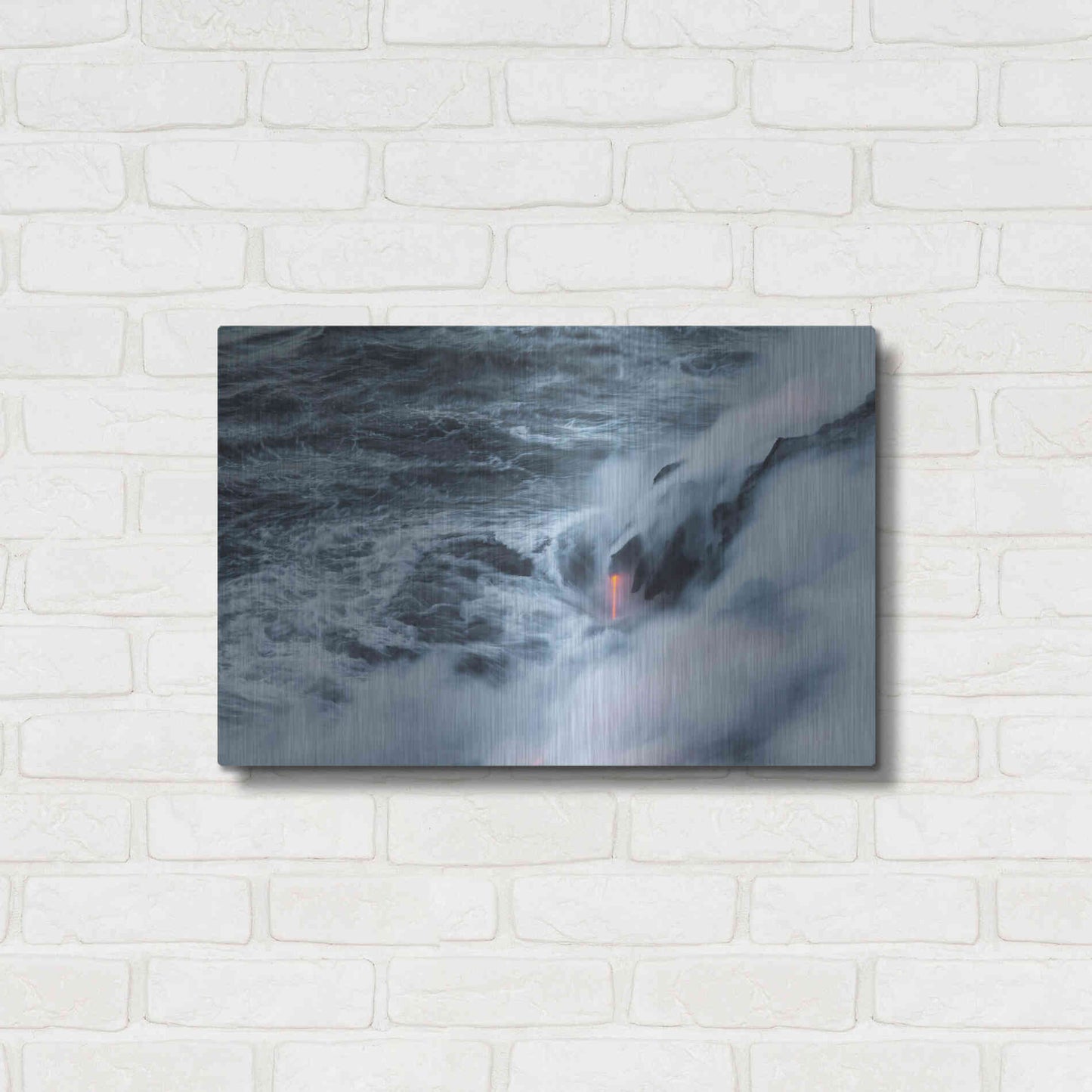 Luxe Metal Art 'Breath of Earth' by Chris Moyer, Metal Wall Art,24x16