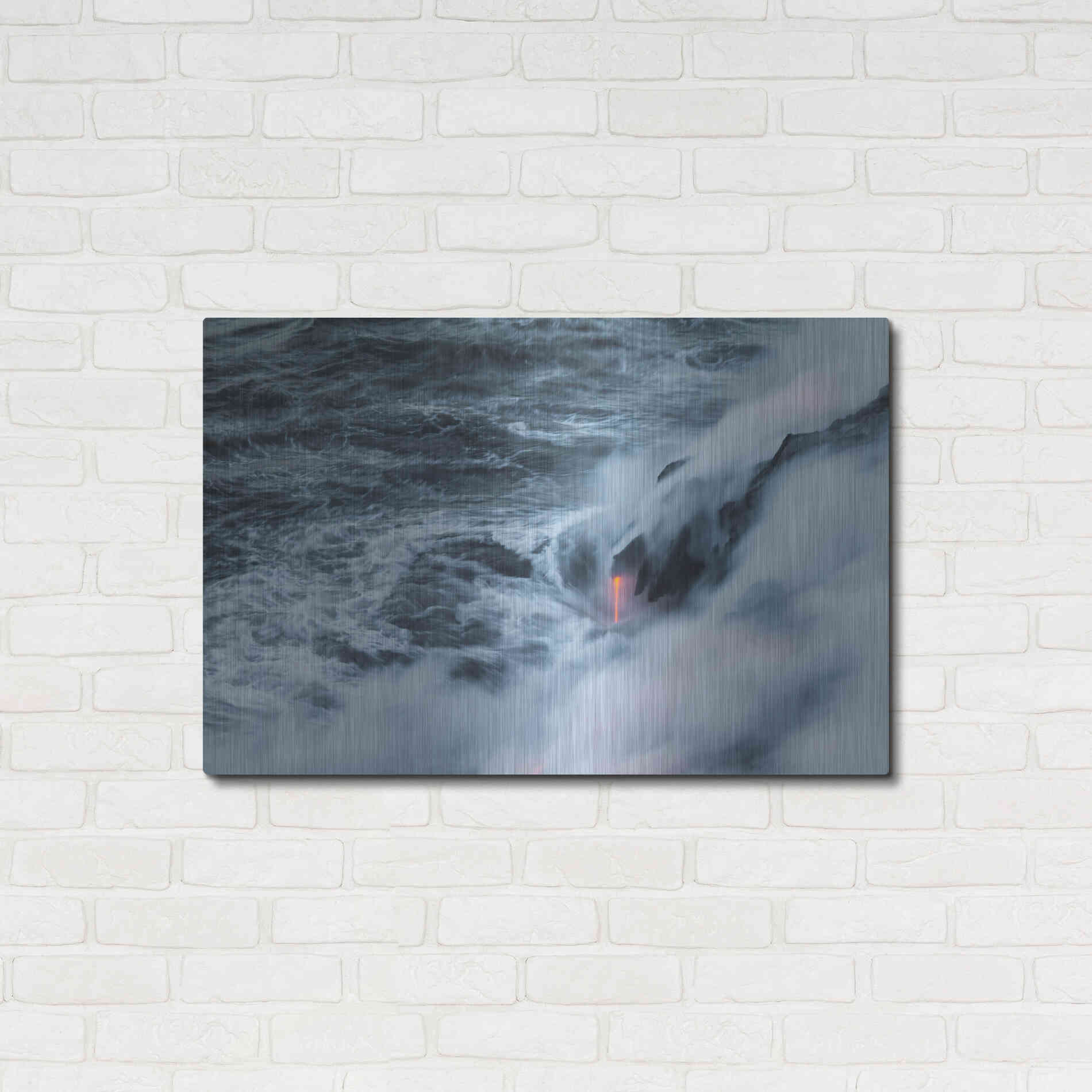 Luxe Metal Art 'Breath of Earth' by Chris Moyer, Metal Wall Art,36x24