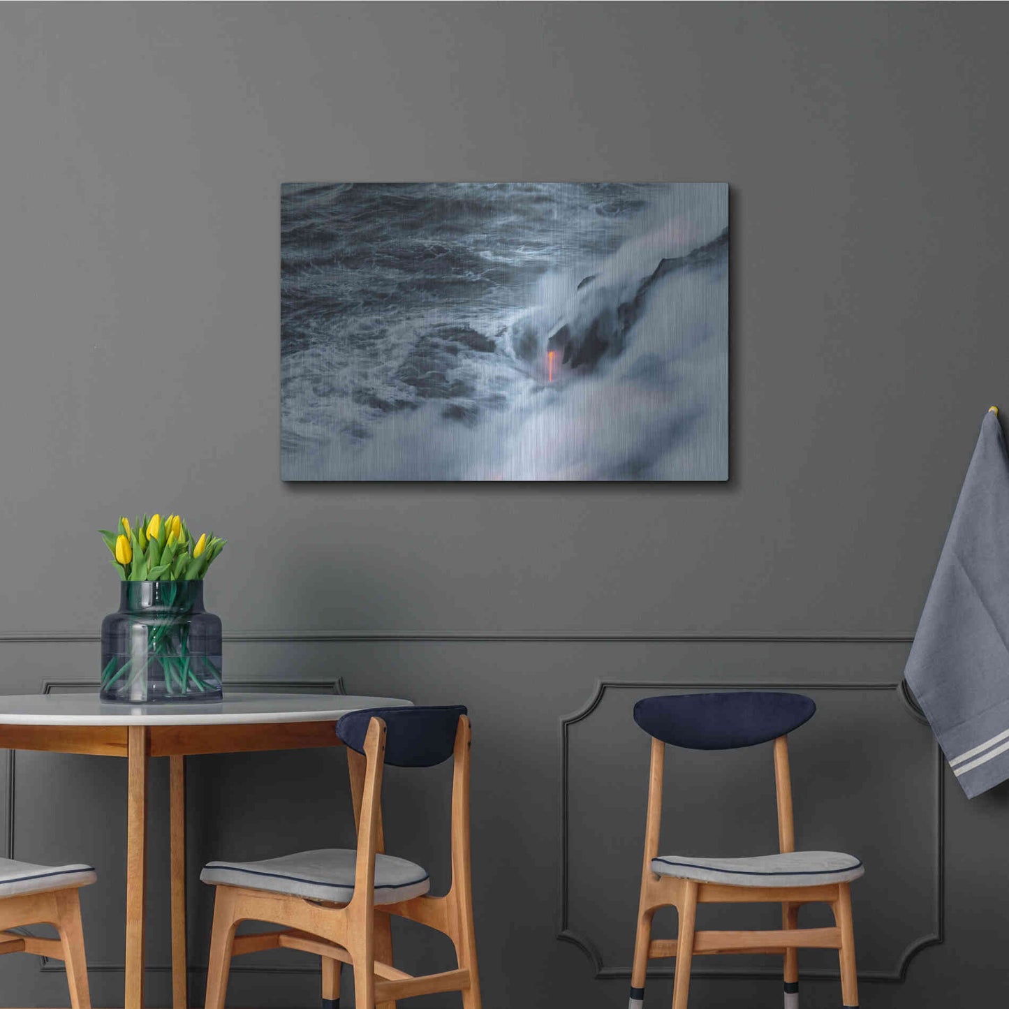 Luxe Metal Art 'Breath of Earth' by Chris Moyer, Metal Wall Art,36x24