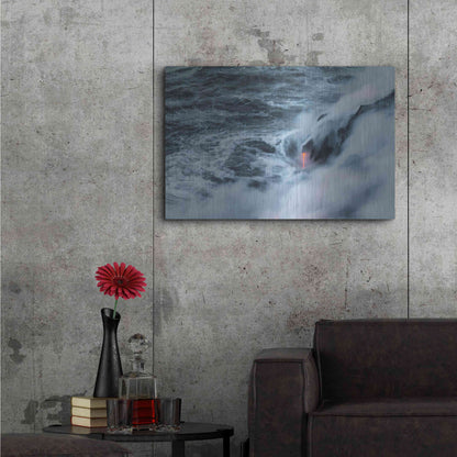 Luxe Metal Art 'Breath of Earth' by Chris Moyer, Metal Wall Art,36x24