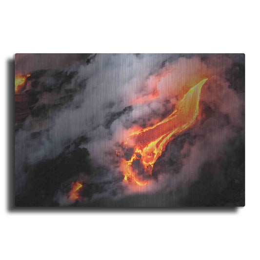 Luxe Metal Art 'Dragon?s Tongue' by Chris Moyer, Metal Wall Art