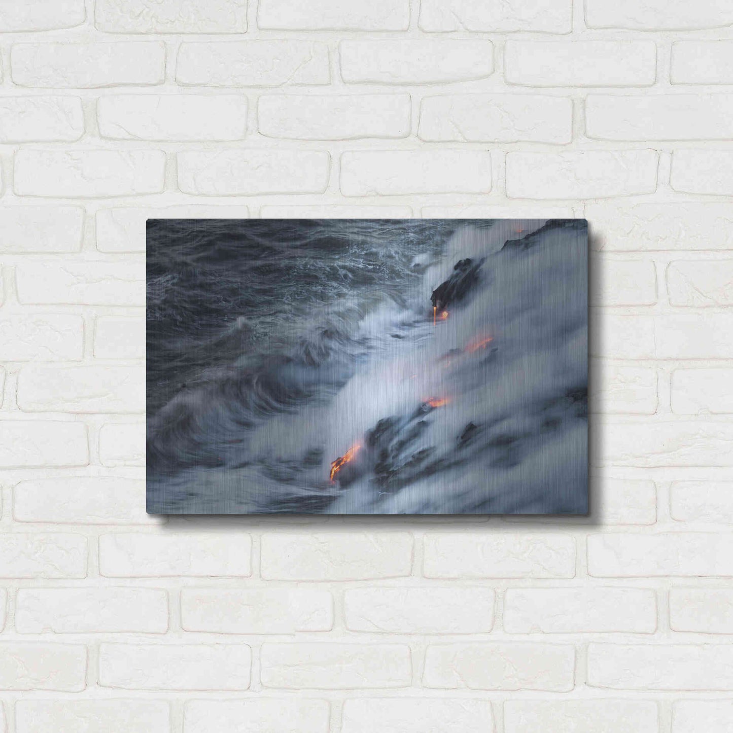 Luxe Metal Art 'In the Beginning' by Chris Moyer, Metal Wall Art,24x16