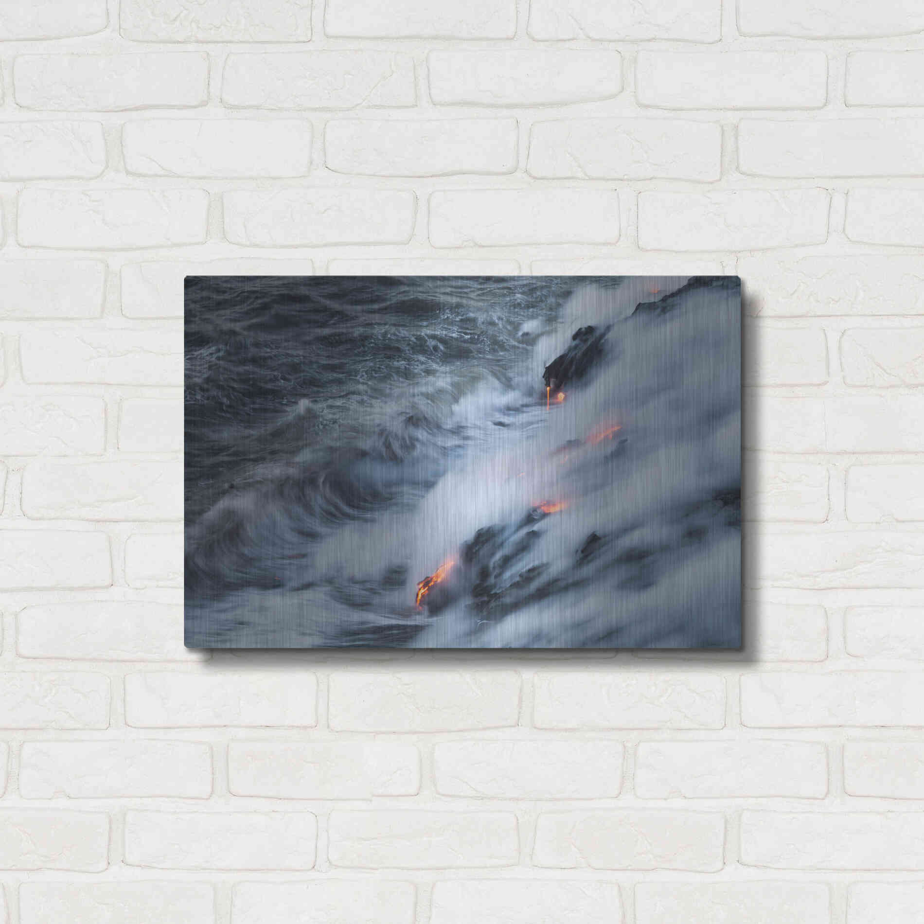 Luxe Metal Art 'In the Beginning' by Chris Moyer, Metal Wall Art,24x16