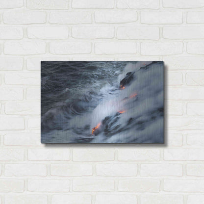 Luxe Metal Art 'In the Beginning' by Chris Moyer, Metal Wall Art,24x16