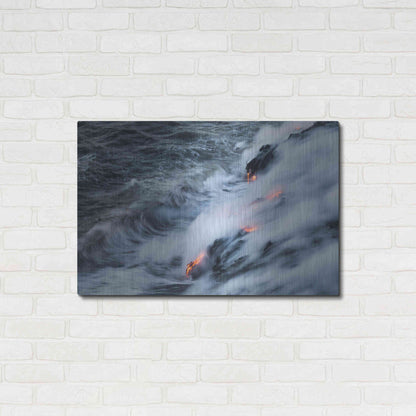 Luxe Metal Art 'In the Beginning' by Chris Moyer, Metal Wall Art,36x24