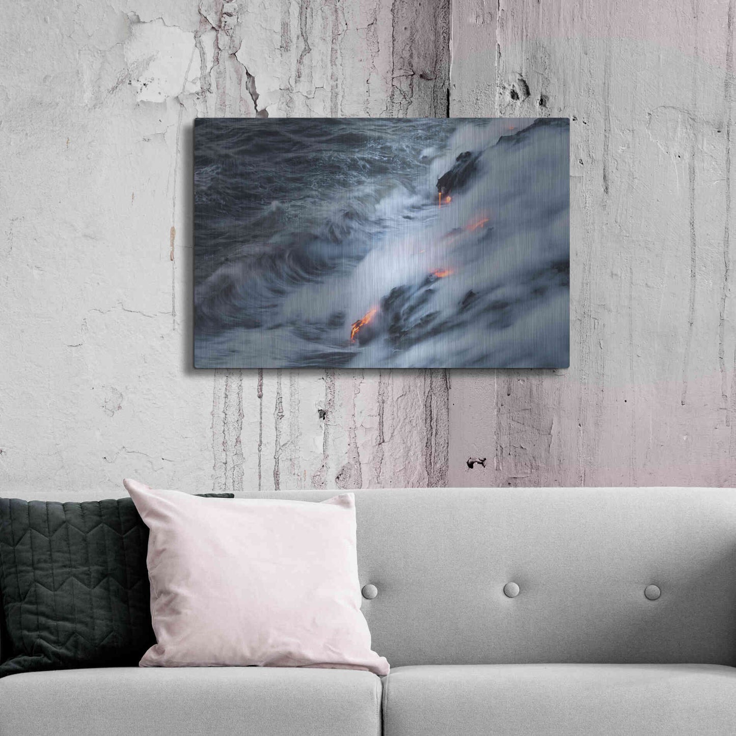 Luxe Metal Art 'In the Beginning' by Chris Moyer, Metal Wall Art,36x24