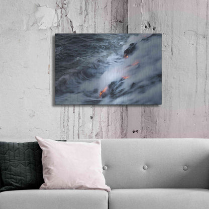 Luxe Metal Art 'In the Beginning' by Chris Moyer, Metal Wall Art,36x24