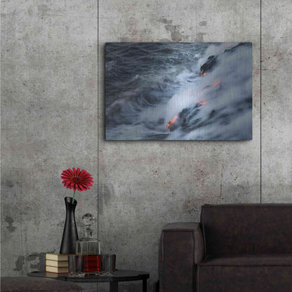 Luxe Metal Art 'In the Beginning' by Chris Moyer, Metal Wall Art,36x24