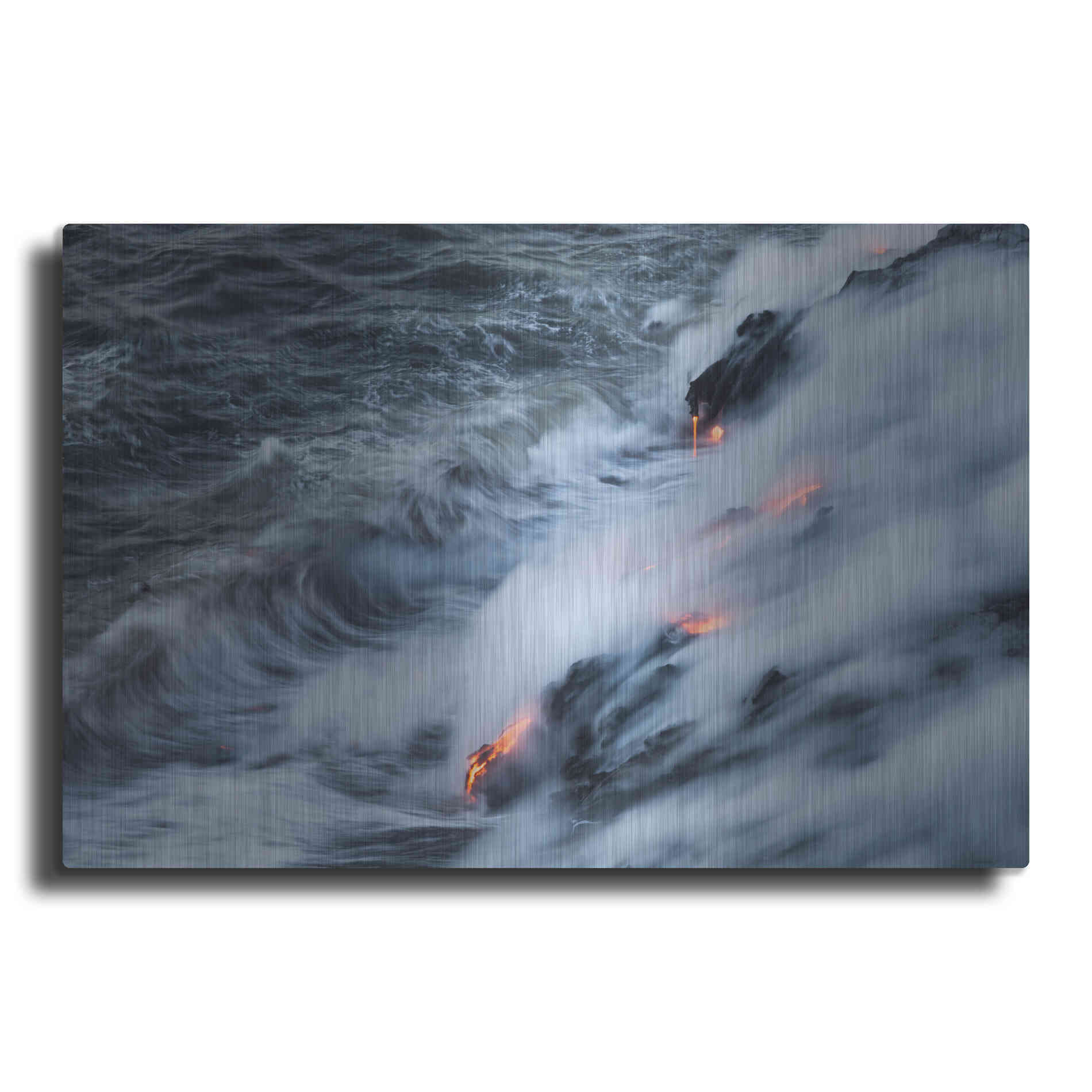 Luxe Metal Art 'In the Beginning' by Chris Moyer, Metal Wall Art