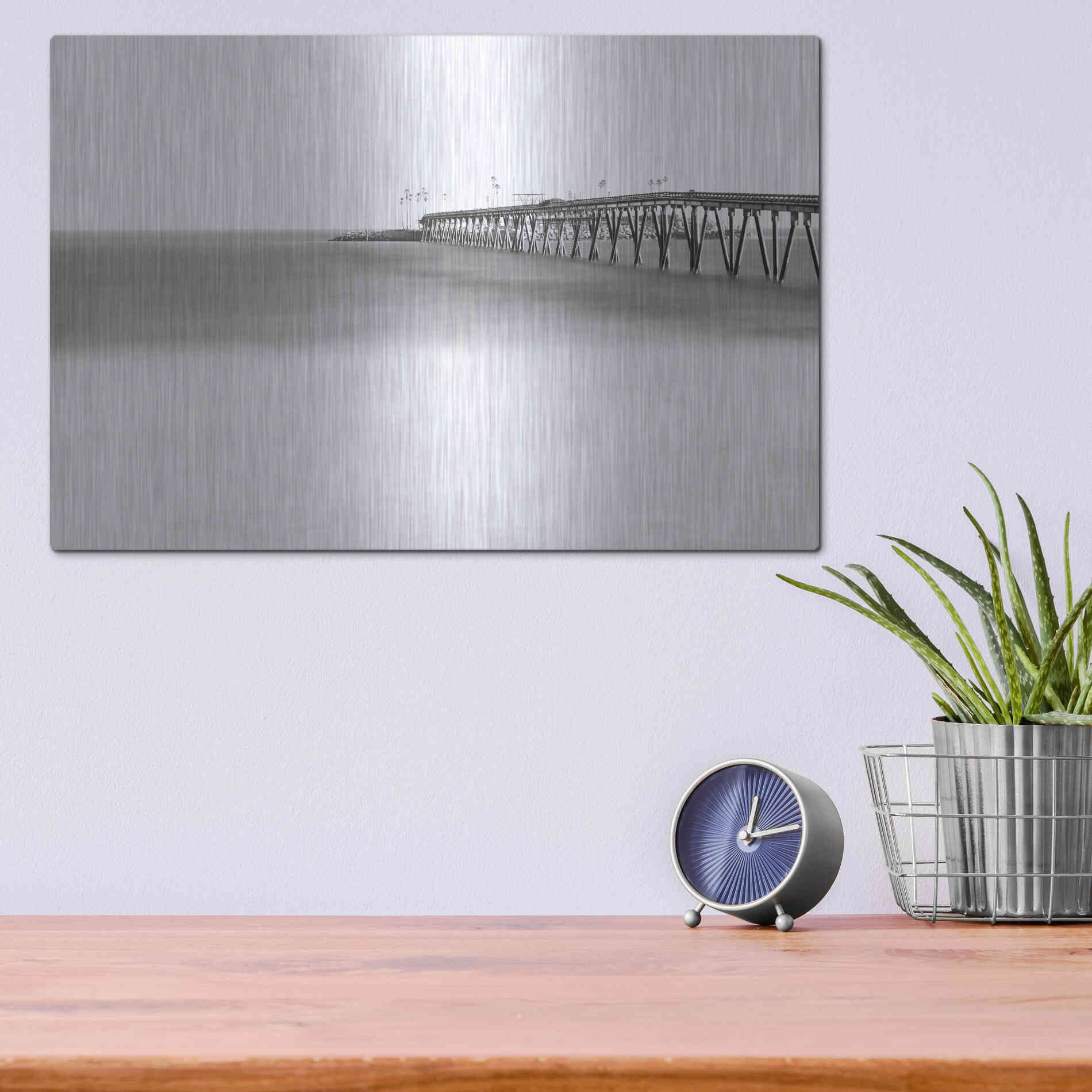 Luxe Metal Art 'Island in My Dream' by Chris Moyer, Metal Wall Art,16x12