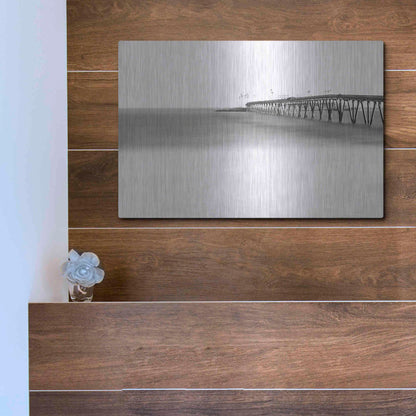 Luxe Metal Art 'Island in My Dream' by Chris Moyer, Metal Wall Art,16x12