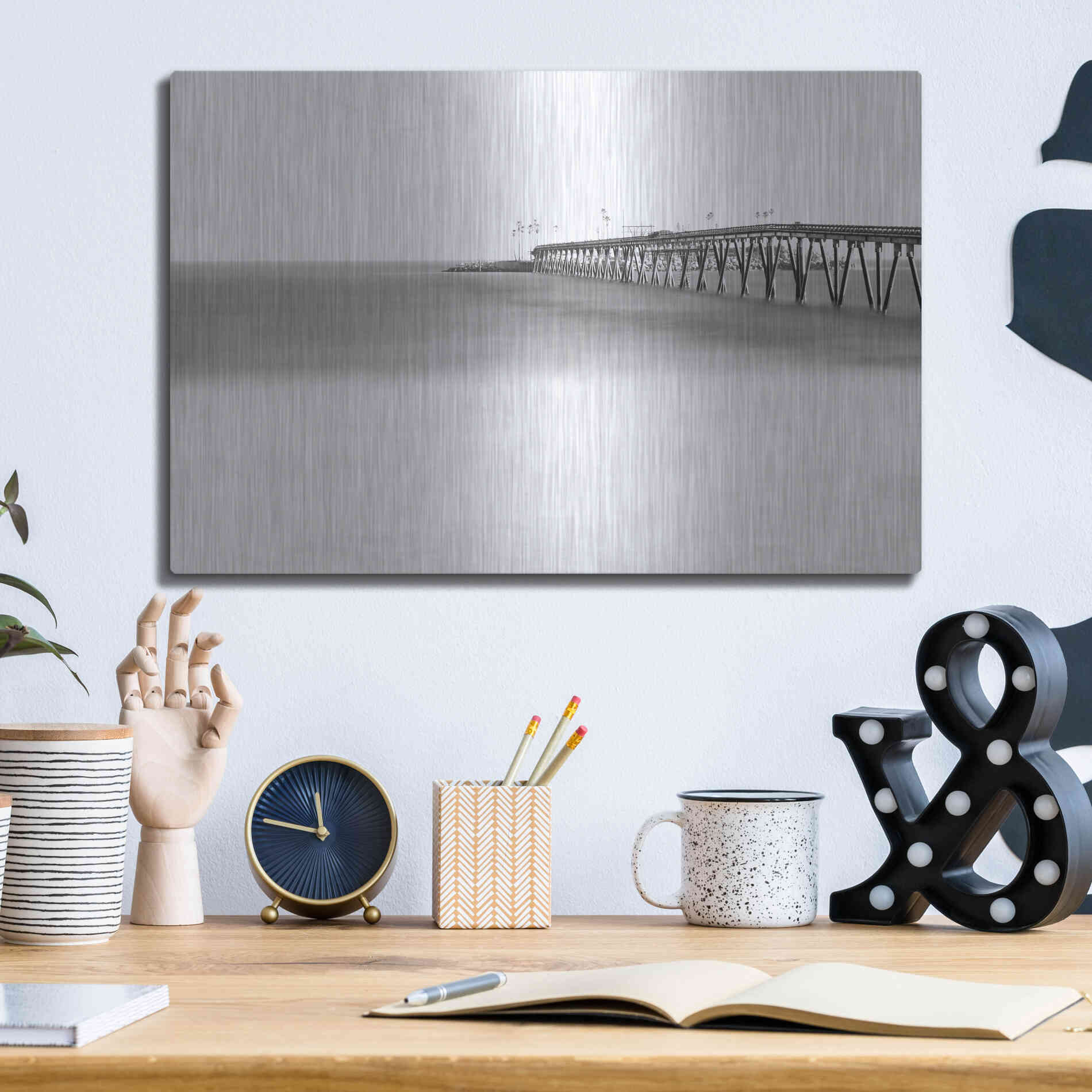 Luxe Metal Art 'Island in My Dream' by Chris Moyer, Metal Wall Art,16x12