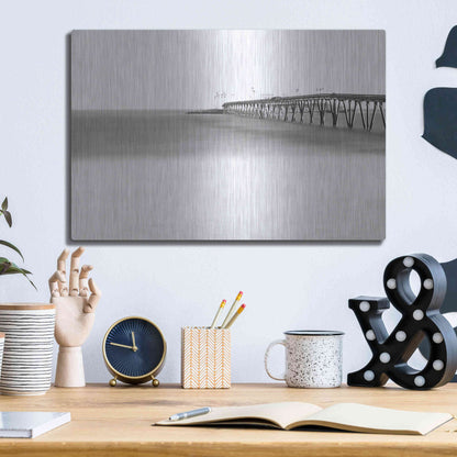 Luxe Metal Art 'Island in My Dream' by Chris Moyer, Metal Wall Art,16x12